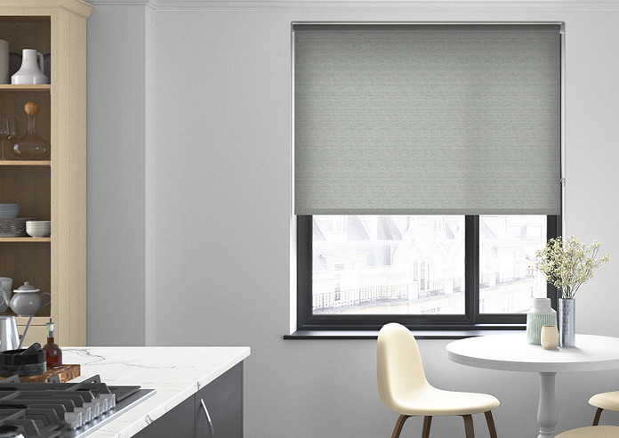 Plush (Blackout), Castle Grey - Twist&Fit Roller Blind - Image 3
